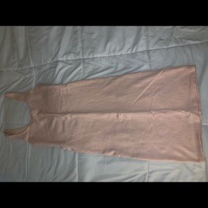 Pink tank bodycon dress